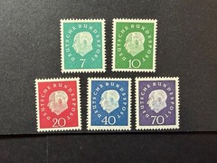 Germany # 793 – 797 MNH 2026 Scott Catalogue Value $ 15.20*
