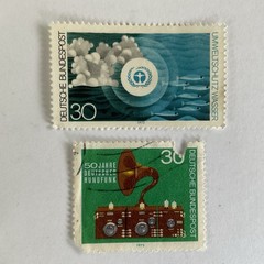 24 Germany stamps~1971-1982~Accident prevention~Macke~joust+German occupation