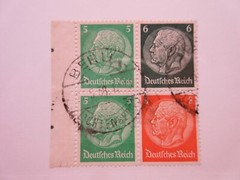 GERMANY Zusammendrucke, Michel: W69, W70 in block of 4, USED, Lot24, Cat €14