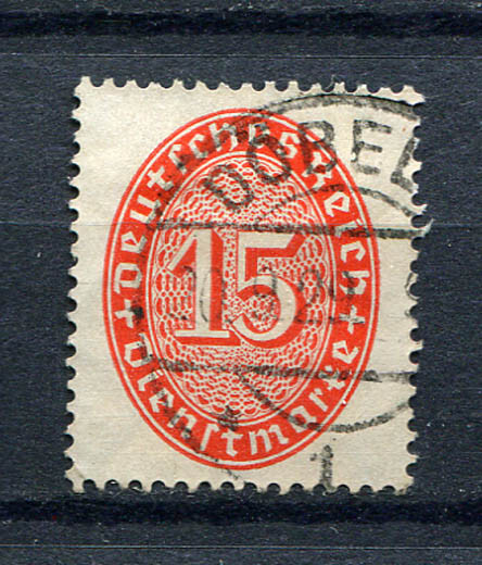 German Reich : Michel # D 118 – Scott # O 73 from 1927 – used