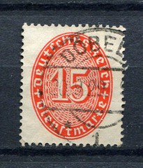 German Reich : Michel # D 118 – Scott # O 73 from 1927 – used
