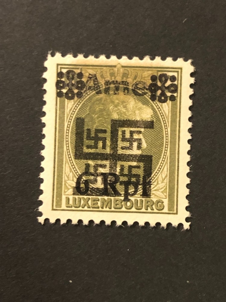 Germany WWII propaganda fantasy overprint (BELGIUM/AMEL) ? Rpf. MH #c25