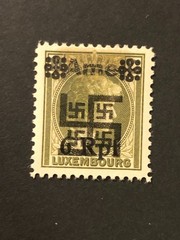 Germany WWII propaganda fantasy overprint (BELGIUM/AMEL) ? Rpf. MH #c25