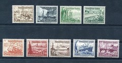 GERMANY 3rd REICH 1937 WINTER HELP SCOTT B107-B115 PERFECT MNH