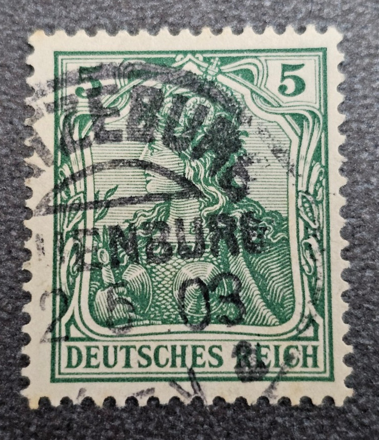 Stamp Germany Deutsches Reich Germania 5 Pfennig 1903 Mi. Nr. 70 [🇩🇪39665-14]