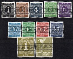 GERMANY USA BRITISCHE ZONE 1948 Sc.I-IXI Cv.12000 € MNH SIGNED