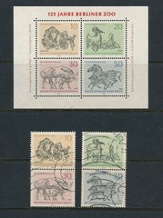 GERMANY – BERLIN (1966-69) **8 COMPLETE SETS & MORE**; MNH, MH & USED CV $60+