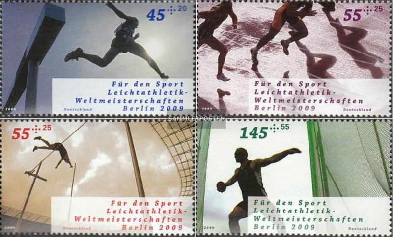 FR Germany 2727-2730 used 2009 Athletics