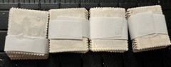 GERMANY 4 BUNDLES OF 50+/- CASTLE DEFINITIVE 70, 80, 120, 210pf 1183