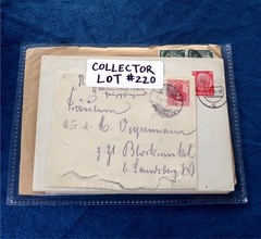 1930’s Germany Stamp Cover Lot 9x Antique German Postal History Deutsches Reich