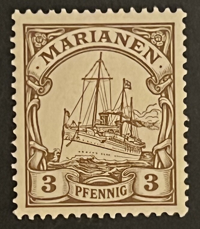 Travelstamps: GERMANY MARIANEN STAMPS WW1 Stamps Kaiser’s Yacht MOGH UnWmk