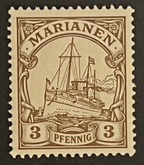 Travelstamps: GERMANY MARIANEN STAMPS WW1 Stamps Kaiser’s Yacht MOGH UnWmk