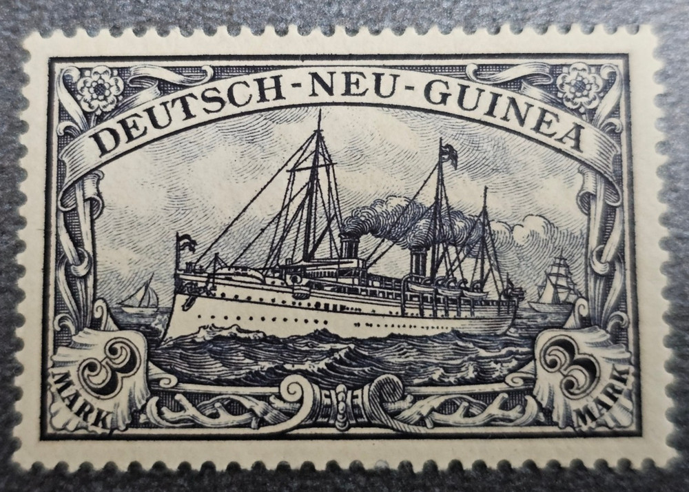 Stamp Germany Colony New Guinea Neu-Guinea 3 Mark 1900 Mi. Nr. 18 [39102-3]