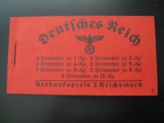 THIRD REICH Mi. #MH 37.1 scarce mint MNH stamp booklet! CV $420.00