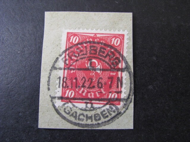 Germany Stamp Scott # 181 Used with Cancel Freiberg / Gachben