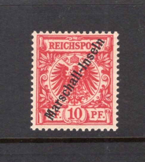 Marshall Islands 1897 „Marschall-Inseln“ 10pf Single Mint NH #3 CV$150