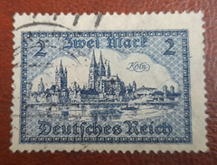 Stamp Germany Reich 2 Mark 1924 Bauwerke Köln Mi. Nr. 365 (29581)