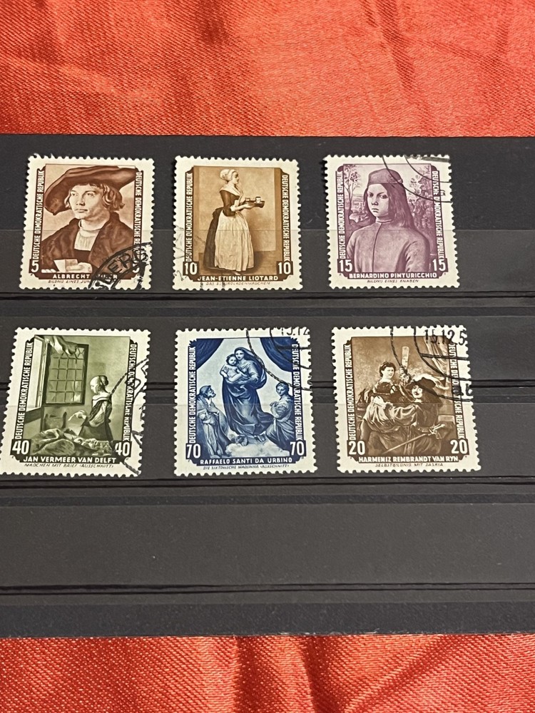 DDR, German Demo. Rep. 1955. SC# 272-277. Set of 6. Used.