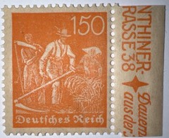 Travelstamps: 1921 Germany Stamp Deutsches Reich 150 Pfennig Michel Nr. 189 MNH