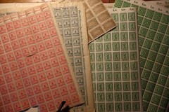German Post WW i and WW II Stamp Sheets
