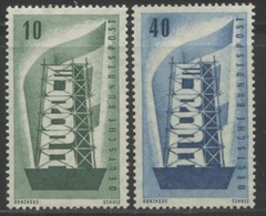GERMANY Sc#748-749 1956 Maria Europa Issue Complete OG Mint LH & NH