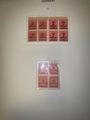 Vintage Germany Stamp Collection German Empire Bavaria Saar Wurttemberg Hamburg