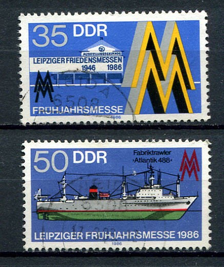Germany – DDR : Leipzig Fair set from 1986 – used