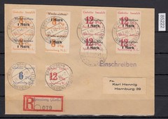 Spremberg, Mich. No.: 19 + 20 B stamped on sentence letter