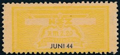 Stamp Germany Revenue WWII 3rd Reich NSZ National Newspaper Set June MNG