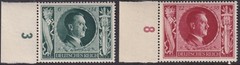 Authentic Stamp Germany Selection 1943 WWII Military Hitler 54th Left MNH