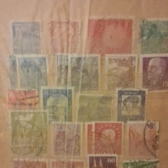 Germany & Colonies Used Stamps Lot DDR Bundespost Reich Handstamped Multi-Color