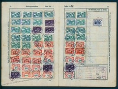 Germany 1920-1923 Inflation 150 Revenue Stamps 13 Billion Marks Bauarbeite 78849