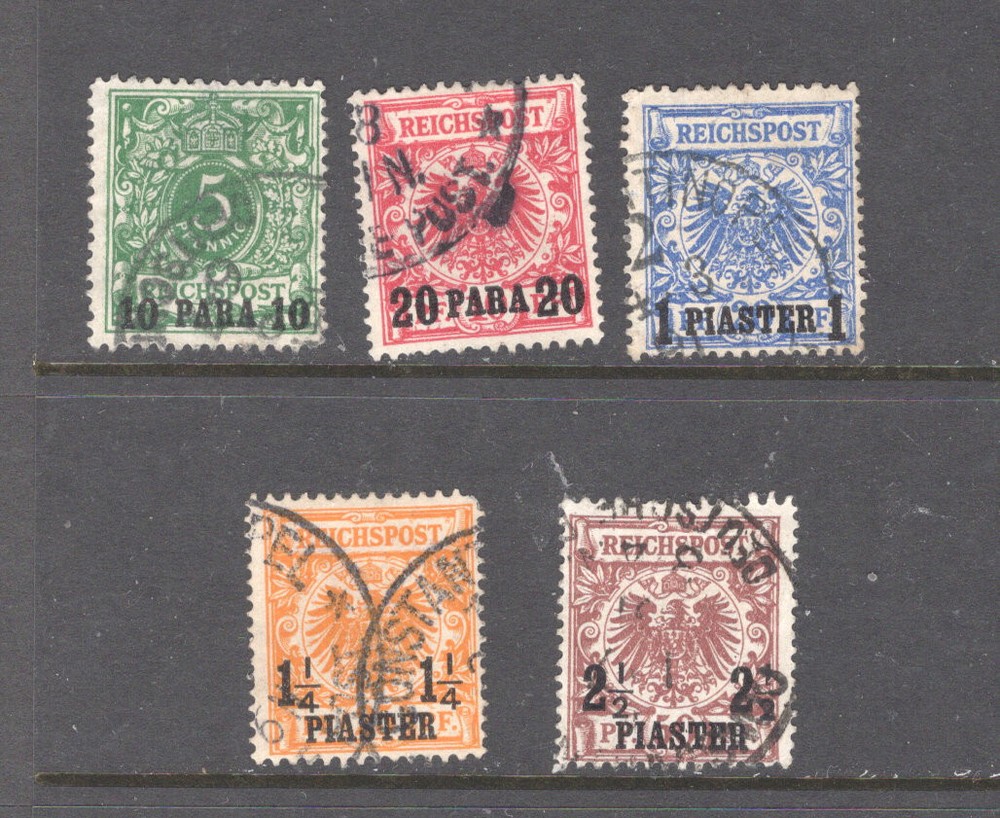 Germnay 8-10 offices in Turkey used nice cancels