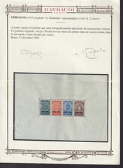 1934 Germany Reich: Stamps – St. Elizabeth Overprints (BF2) SPL (437/S9)