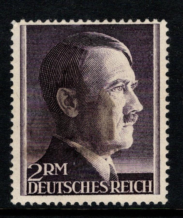 Germany 1945 Castle Obliterate Issue 2m MNH / Signed Richter – S58839