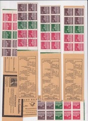 West Germany Brandenburg Gate etc Stamps MNH, Used. Inc tete beche, Booklets.