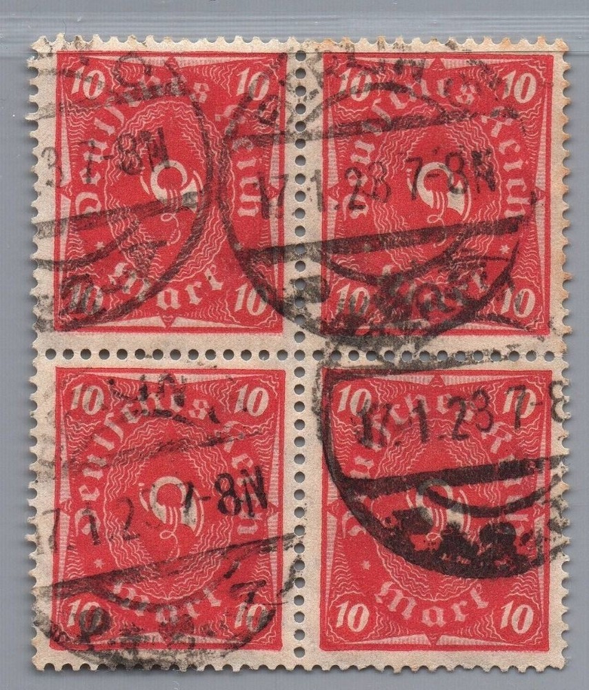 German Reich Michel No. 206 stamped, checked