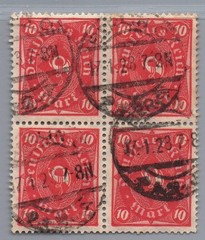German Reich Michel No. 206 stamped, checked