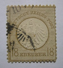 GERMANY 1872 18kr Scott 11 NICE CV $360 FQ1