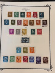 German & State Stamps in Scott Specialty 3 ring album M&U -1938 incl BOB L2034