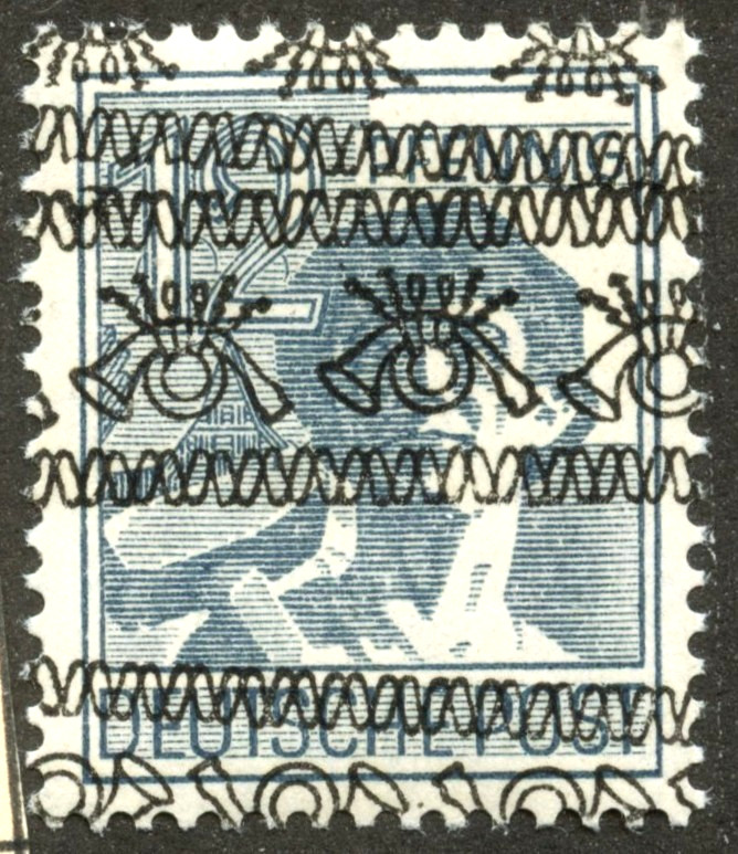 Germany 1948 Bizone NH Michel 40 I DK Inverted Overprint Signed Cat 80Euros (tp)