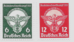 Germany Third Reich Mi# 689-690 MNH 1939 Apprentice’s Vocational Contest **