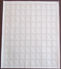 Deutsches 3rd Reich German Hitler 3 Full Sheets Stamps Hitler Head 30PF