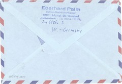 West Germany Airmail Cover To USA Bundespost Heuss Stamps 1960s