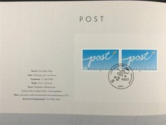 GERMAN POST ART-EDITION 2002/15 AVIATION FLUGZEUG PLANE