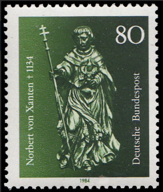 BRD FRG #Mi1212 MNH 1984 St Norbert Von Xanten Sculpture [1418 YT1044 SG2062]