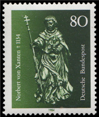 BRD FRG #Mi1212 MNH 1984 St Norbert Von Xanten Sculpture [1418 YT1044 SG2062]