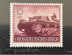 1944 German Reich „Heroes Memorial Day“ set Stamps Deutschland Briefmarken