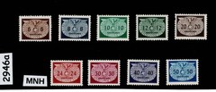 MNH Stamp set Officials N016 – N024 1940 German occupation Poland WWII #2946a