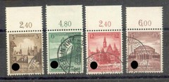 Dr-3.Reich 665/68 or Upper edge stamped (15491